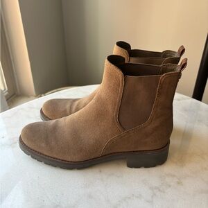 Sam Edelman Brown Suede Heeled Boots